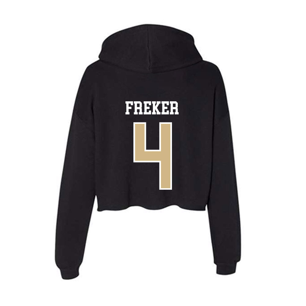 GWU - NCAA Baseball : Brodie Freker - Women's Crop Fleece Hoodie-1