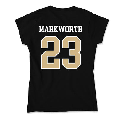GWU - NCAA Women's Volleyball : Abby Markworth - Soft Style Women’s T-Shirt-1