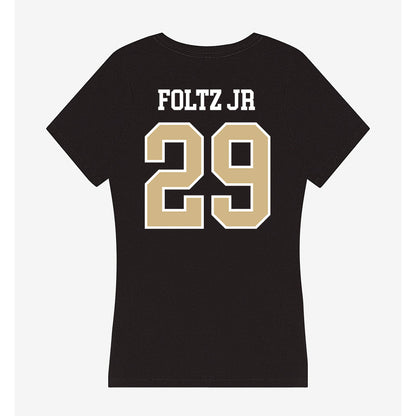 GWU - NCAA Baseball : Michael Foltz Jr - Women's V-Neck T-Shirt-1