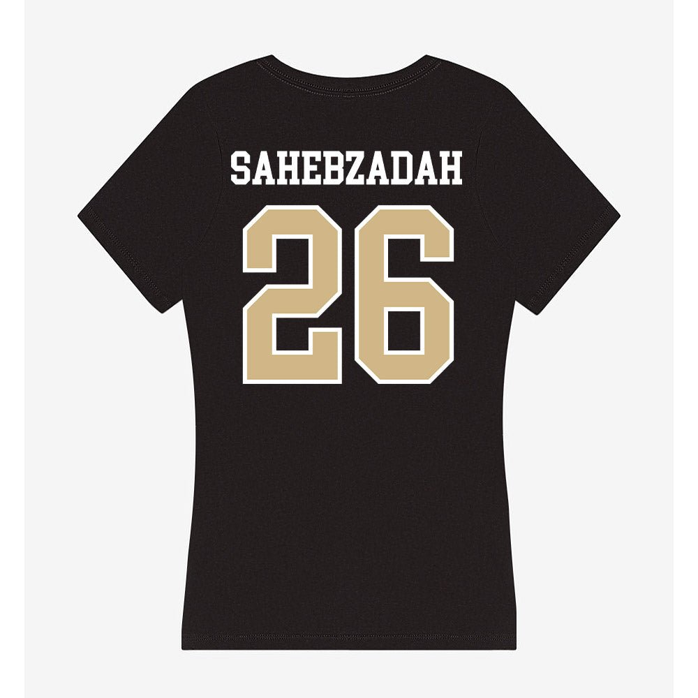 GWU - NCAA Baseball : Adham Sahebzadah - Women's V-Neck T-Shirt-1