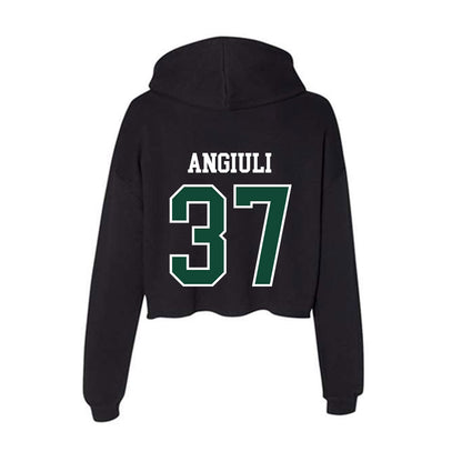 Portland State - NCAA Football : Marcus Angiuli - Women's Crop Fleece Hoodie-1