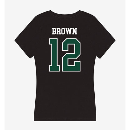 Portland State - NCAA Women's Basketball : Kyleigh Brown - Women's V-Neck T-Shirt-1