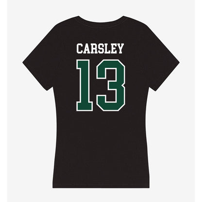 Portland State - NCAA Softball : Abigail Carsley - Women's V-Neck T-Shirt-1
