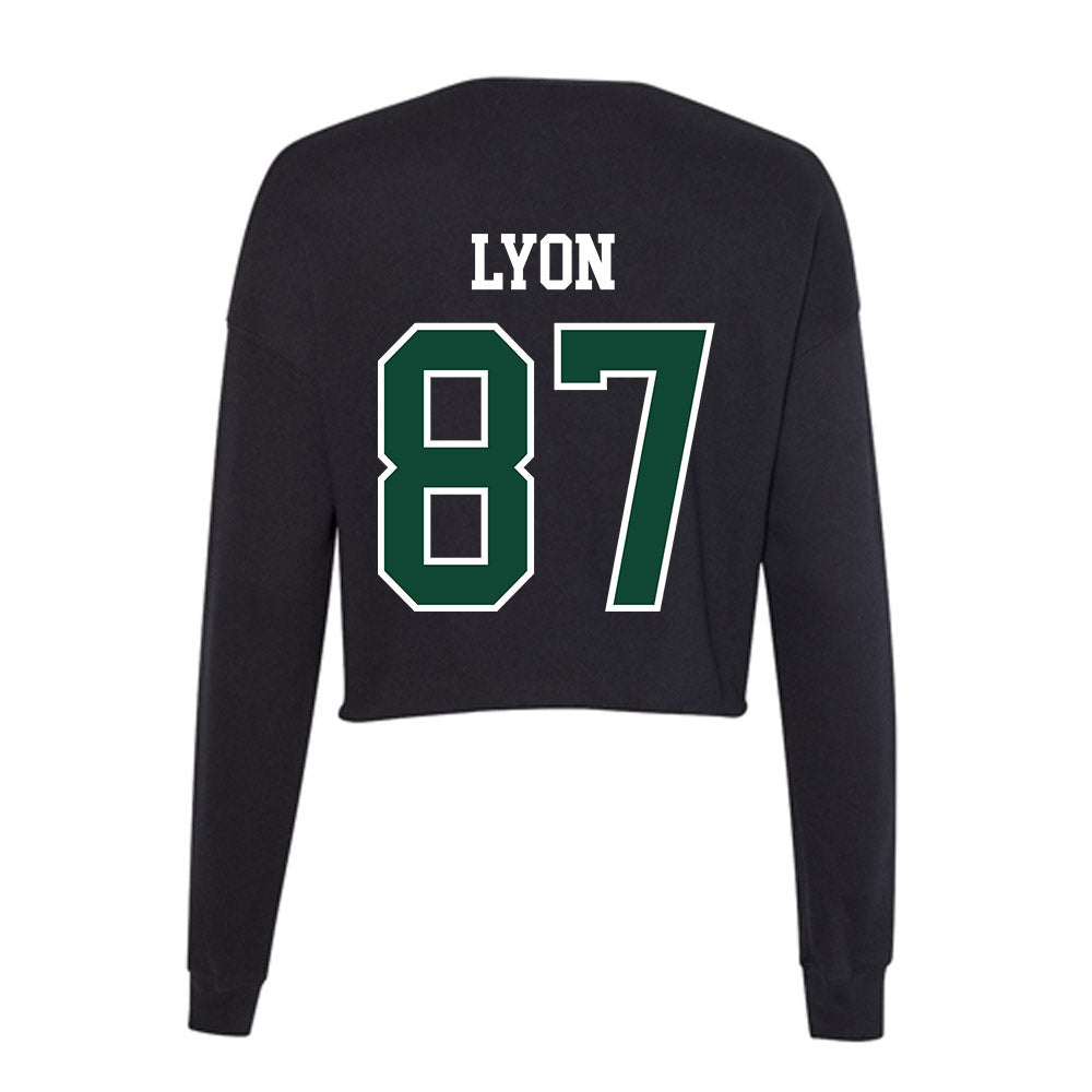 Portland State - NCAA Football : Seth Lyon - Women's Cropped Crew Fleece-1