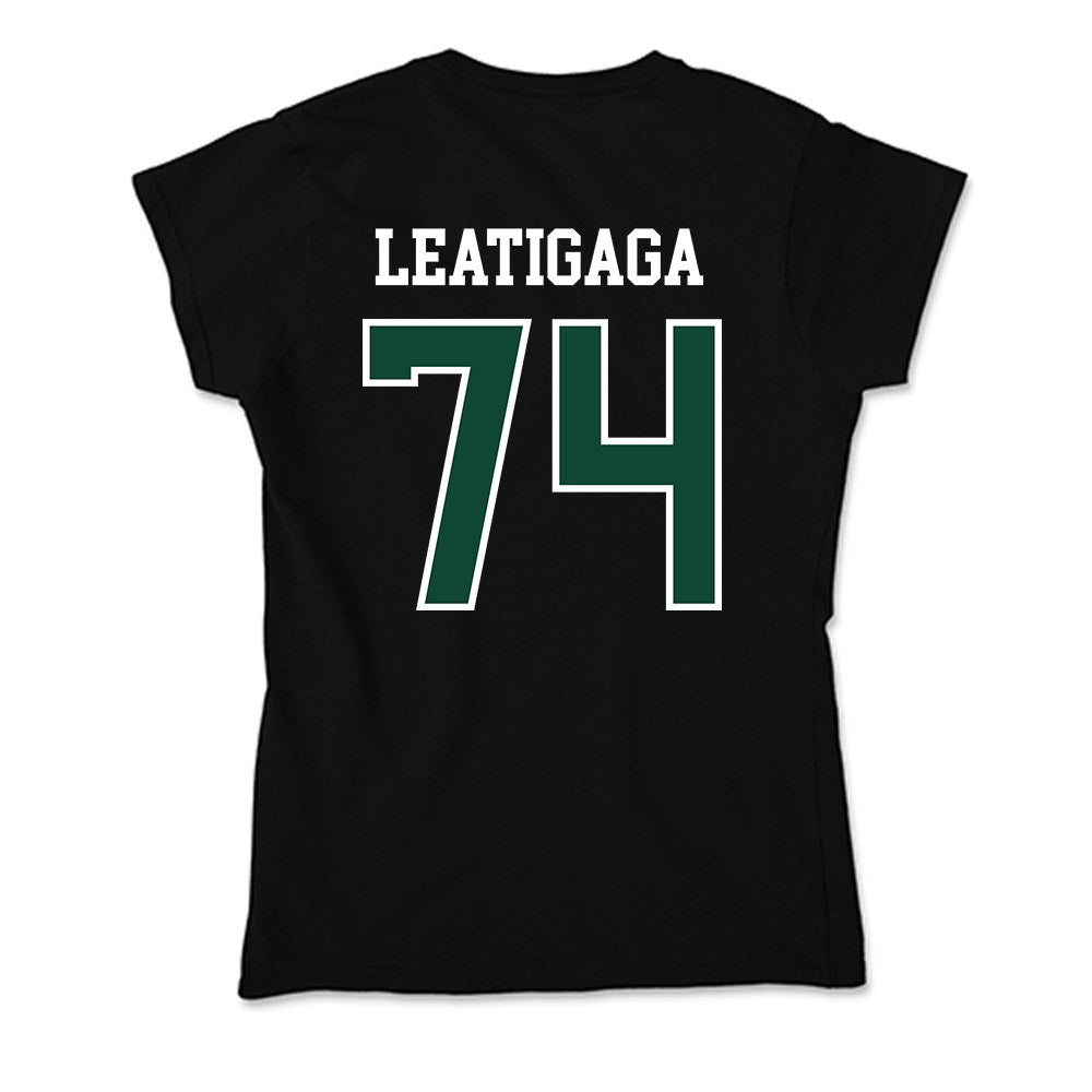 Portland State - NCAA Football : Pule Leatigaga - Soft Style Women’s T-Shirt-1