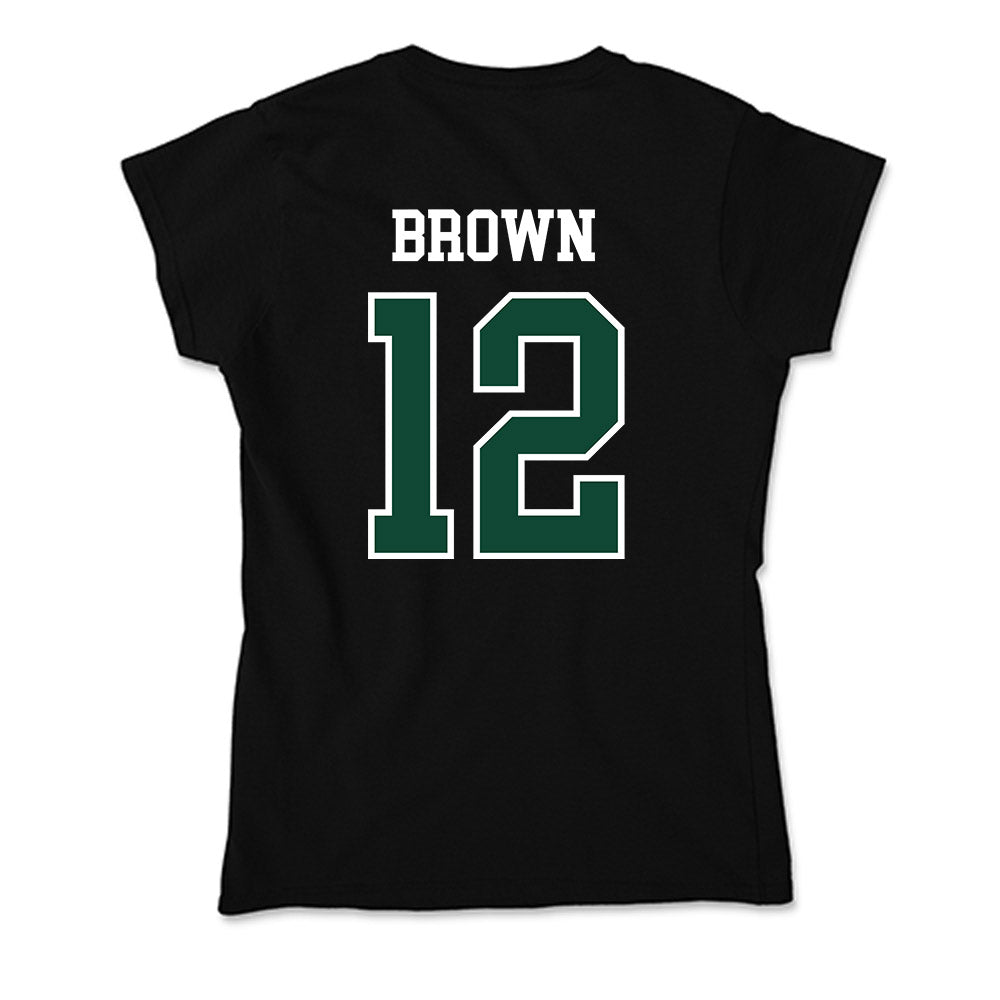 Portland State - NCAA Women's Basketball : Kyleigh Brown - Soft Style Women’s T-Shirt-1