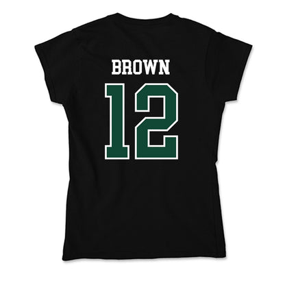 Portland State - NCAA Women's Basketball : Kyleigh Brown - Soft Style Women’s T-Shirt-1