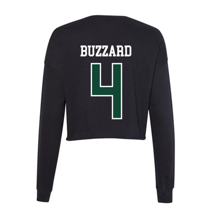 Portland State - NCAA Women's Basketball : Sophie Buzzard - Women's Cropped Crew Fleece-1
