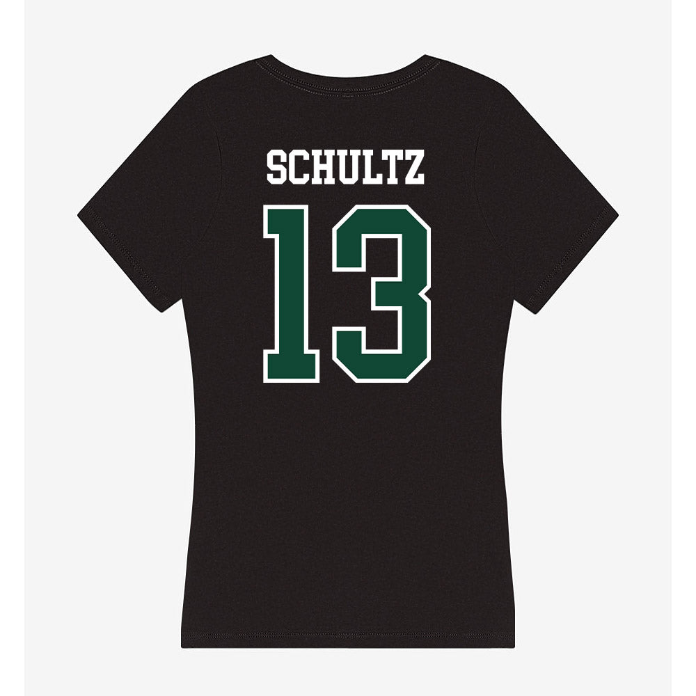 Portland State - NCAA Football : Eddy Schultz - Women's V-Neck T-Shirt-1