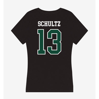 Portland State - NCAA Football : Eddy Schultz - Women's V-Neck T-Shirt-1