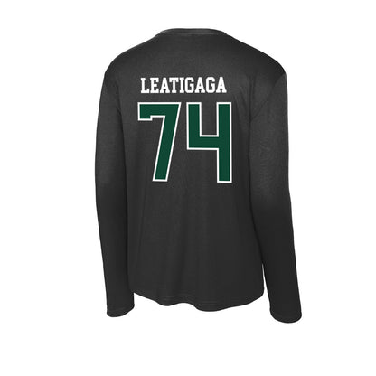 Portland State - NCAA Football : Pule Leatigaga - Activewear Long Sleeve T-Shirt-1