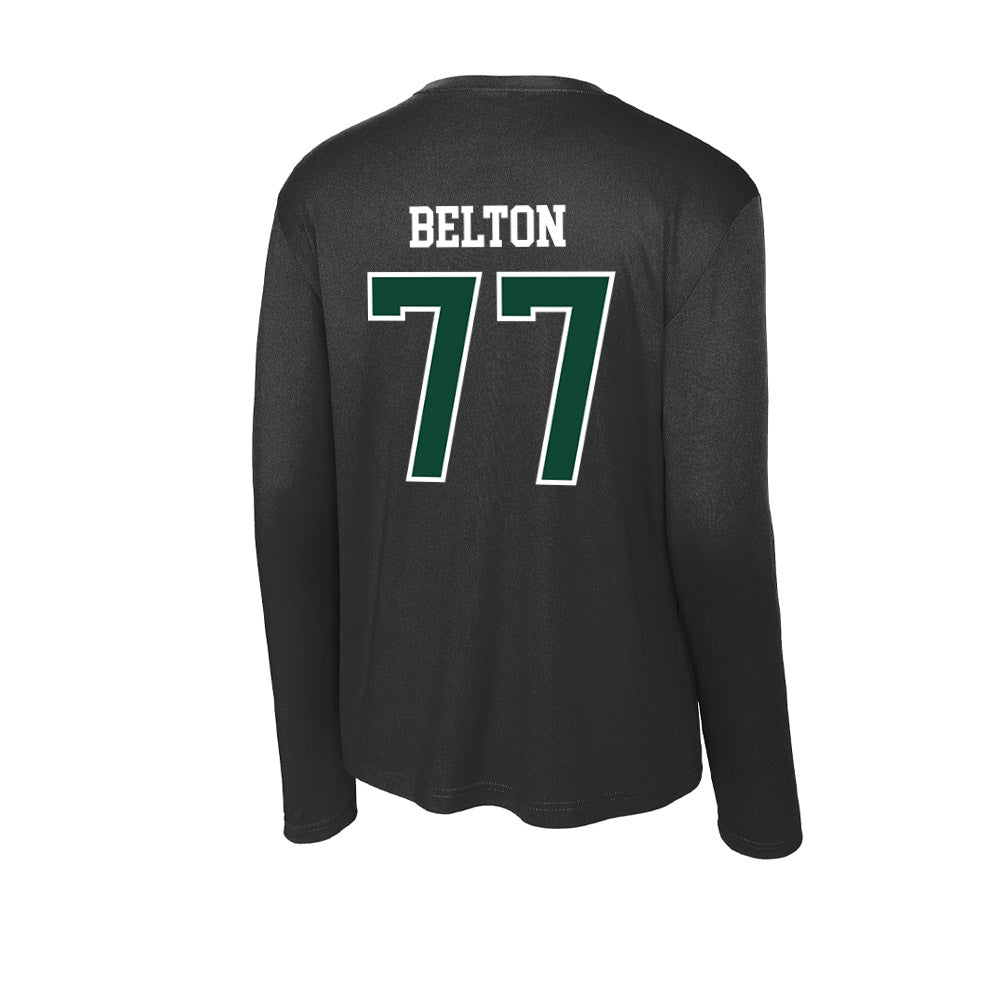 Portland State - NCAA Football : Jakob Belton - Activewear Long Sleeve T-Shirt-1