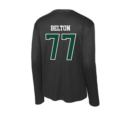 Portland State - NCAA Football : Jakob Belton - Activewear Long Sleeve T-Shirt-1