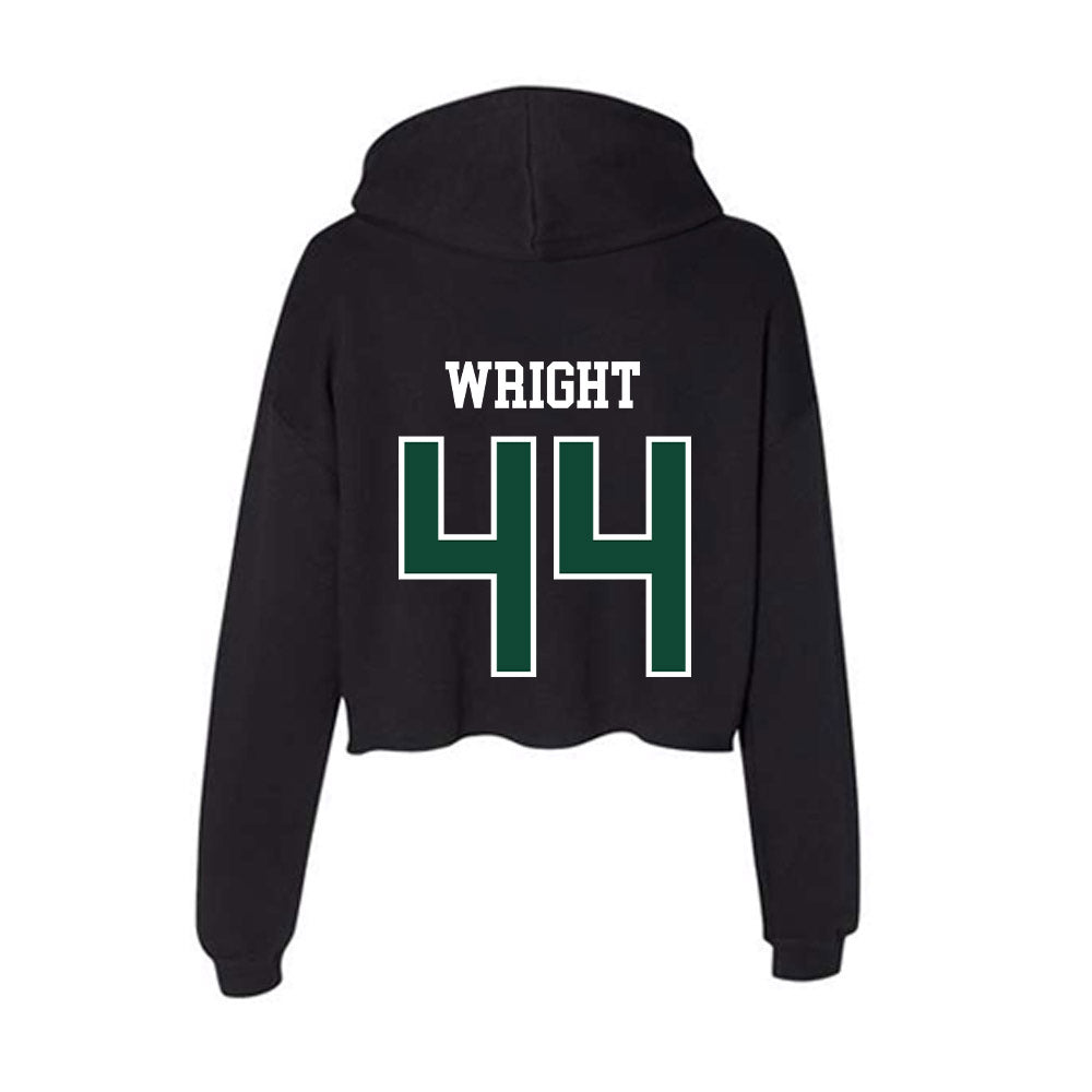 Portland State - NCAA Softball : Samiya Wright - Women's Crop Fleece Hoodie-1