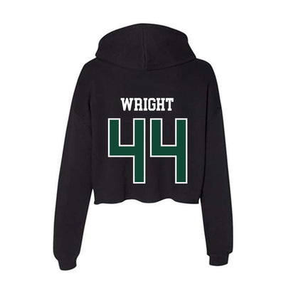 Portland State - NCAA Softball : Samiya Wright - Women's Crop Fleece Hoodie-1