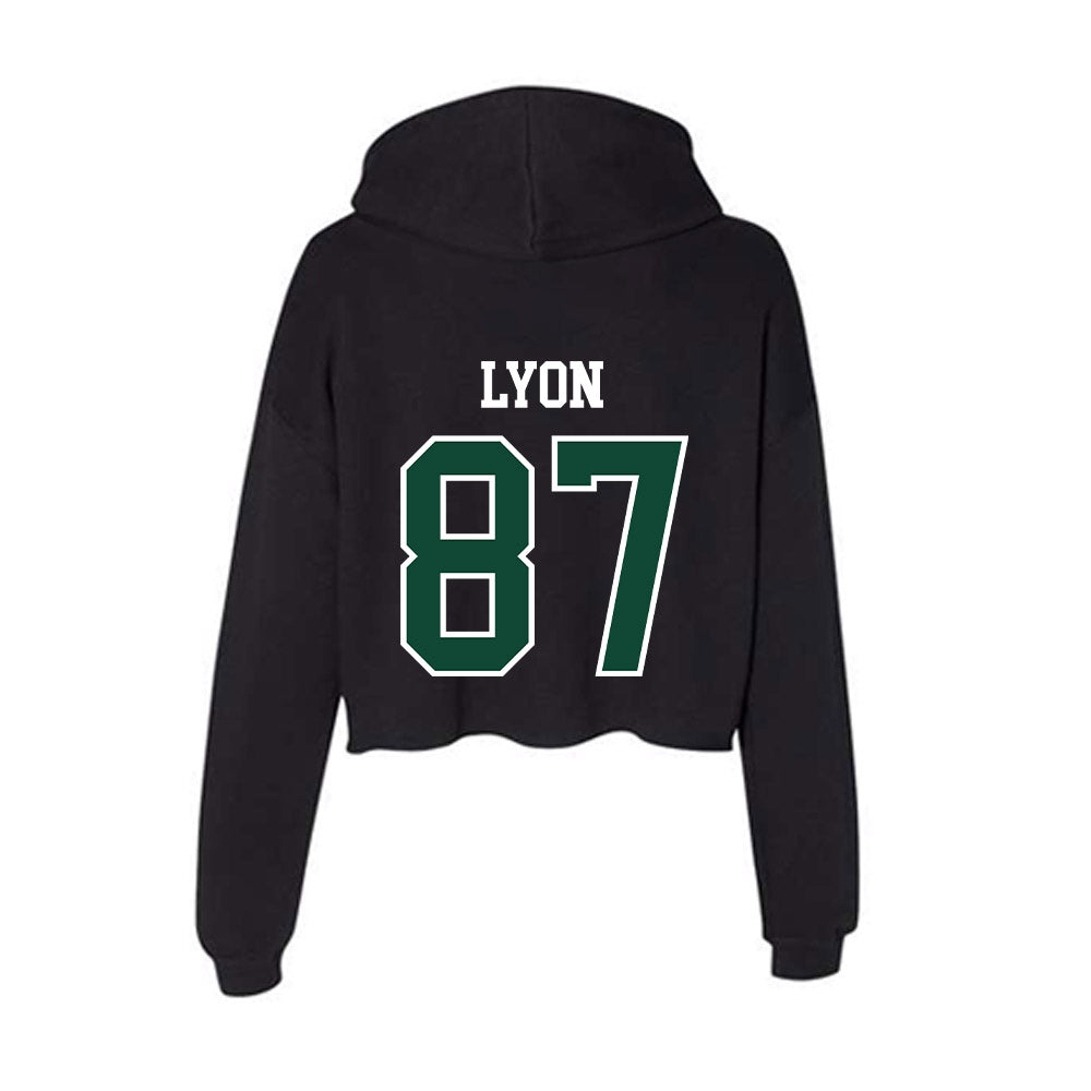Portland State - NCAA Football : Seth Lyon - Women's Crop Fleece Hoodie-1