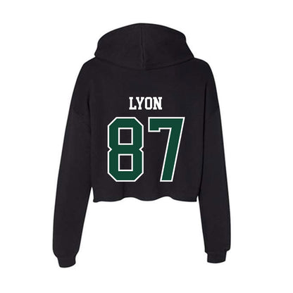 Portland State - NCAA Football : Seth Lyon - Women's Crop Fleece Hoodie-1
