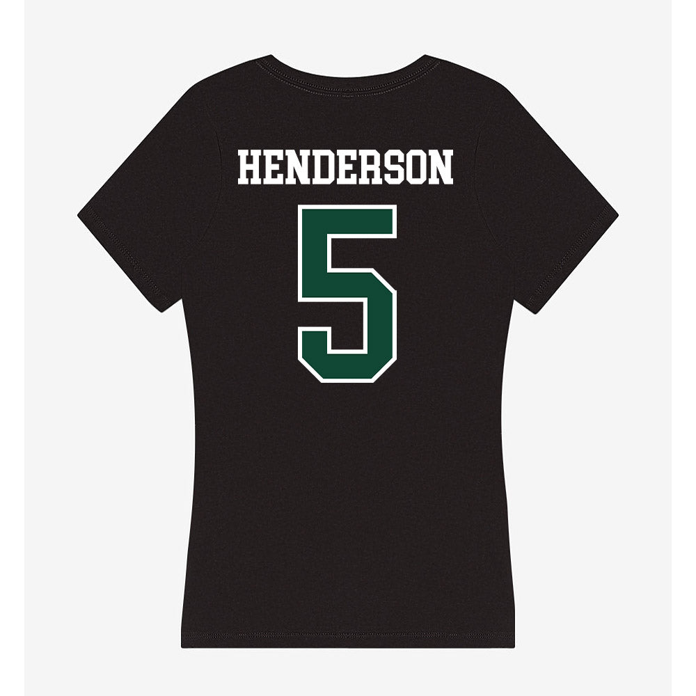 Portland State - NCAA Men's Basketball : Jaylin Henderson - Women's V-Neck T-Shirt-1