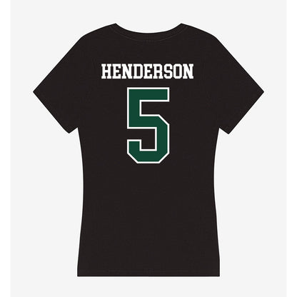 Portland State - NCAA Men's Basketball : Jaylin Henderson - Women's V-Neck T-Shirt-1