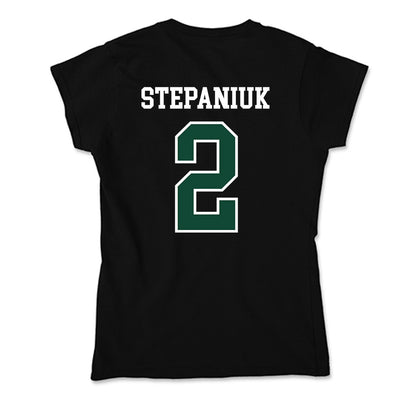 Portland State - NCAA Women's Volleyball : Paige Stepaniuk - Soft Style Women’s T-Shirt-1