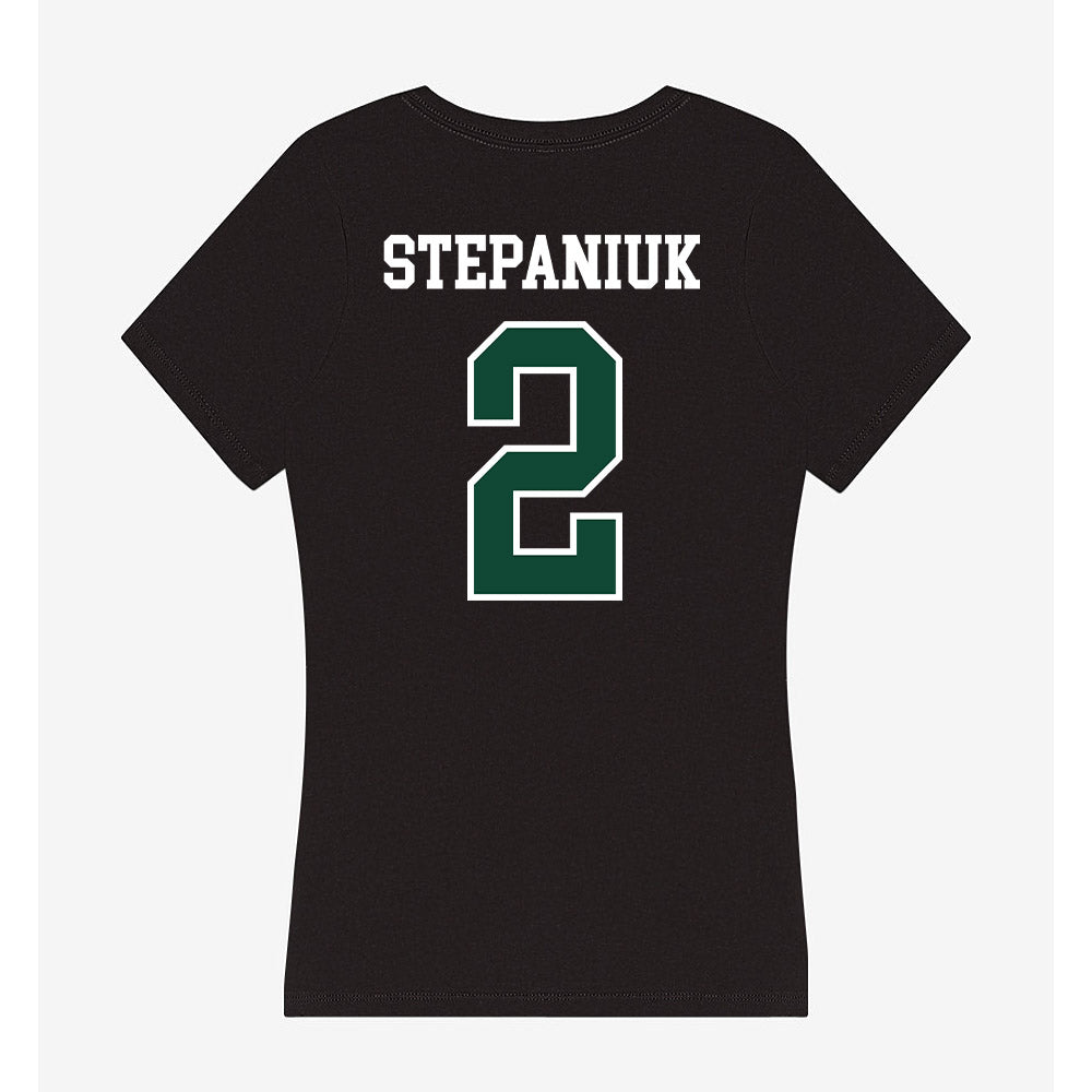 Portland State - NCAA Women's Volleyball : Paige Stepaniuk - Women's V-Neck T-Shirt-1