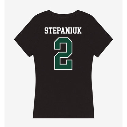 Portland State - NCAA Women's Volleyball : Paige Stepaniuk - Women's V-Neck T-Shirt-1