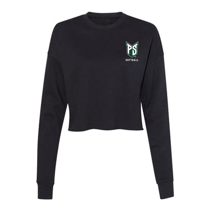 Portland State - NCAA Softball : Scarlett McEwen - Women's Cropped Crew Fleece-0