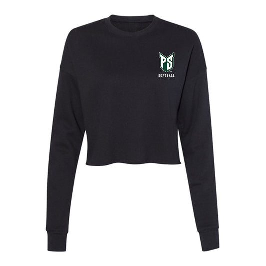 Portland State - NCAA Softball : Scarlett McEwen - Women's Cropped Crew Fleece-0