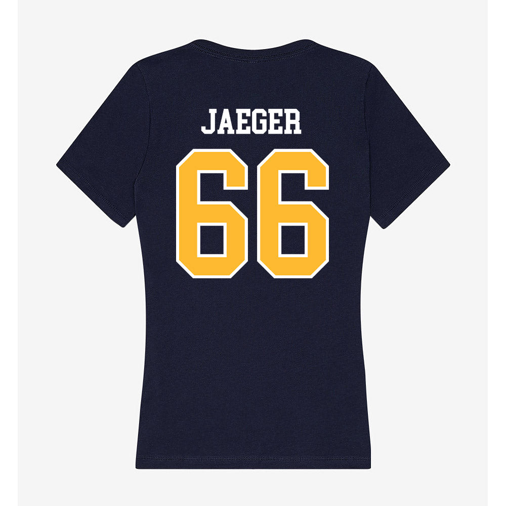 UW Eau Claire - NCAA Football : Weston Jaeger - Women's V-Neck T-Shirt-1