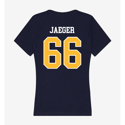 UW Eau Claire - NCAA Football : Weston Jaeger - Women's V-Neck T-Shirt-1