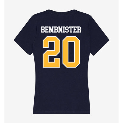 UW Eau Claire - NCAA Women's Soccer : Taylor Bembnister - Women's V-Neck T-Shirt-1