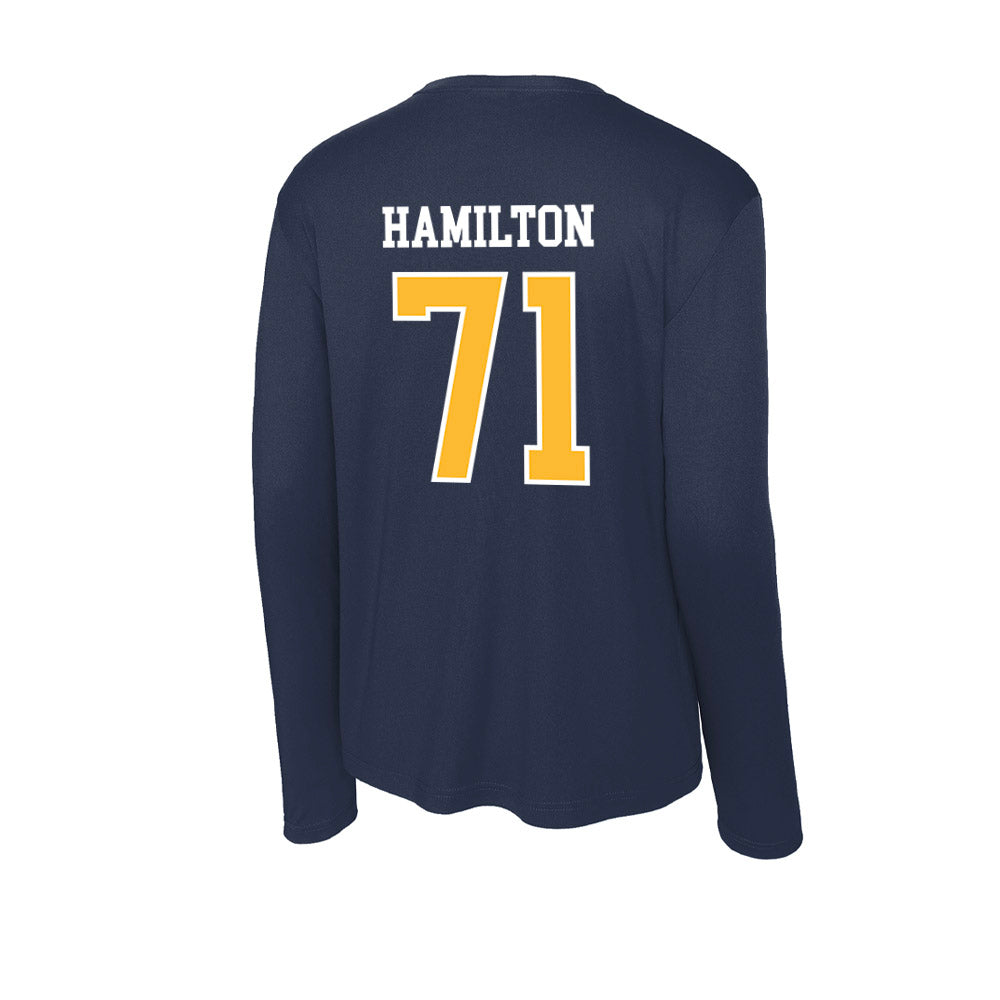 UW Eau Claire - NCAA Football : Joey Hamilton - Activewear Long Sleeve T-Shirt-1