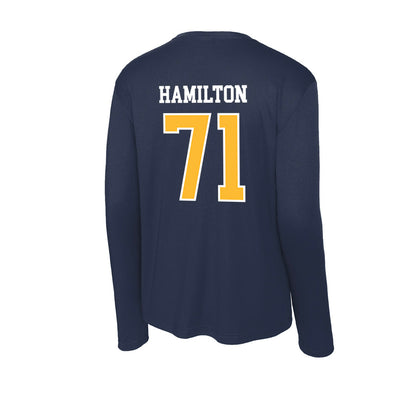 UW Eau Claire - NCAA Football : Joey Hamilton - Activewear Long Sleeve T-Shirt-1