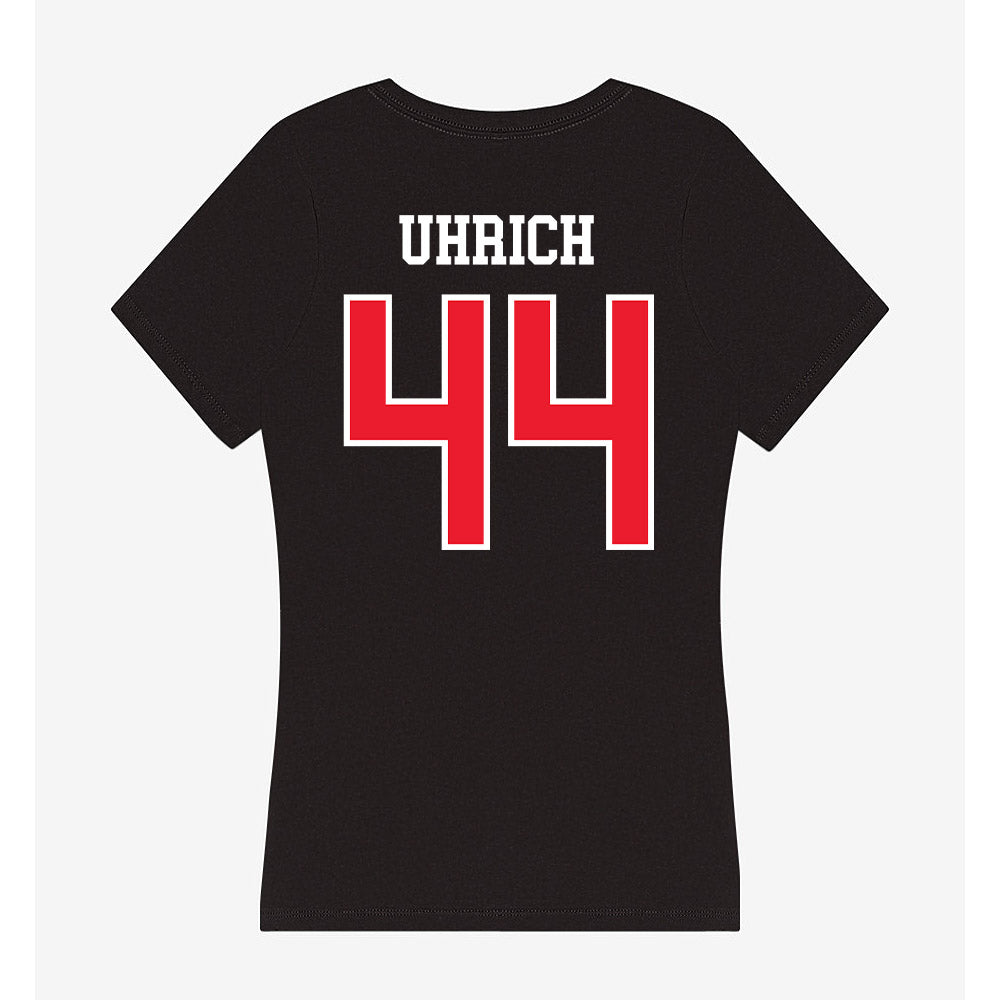Southern Utah - NCAA Women's Basketball : Ava Uhrich - Women's V-Neck T-Shirt-1
