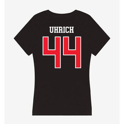 Southern Utah - NCAA Women's Basketball : Ava Uhrich - Women's V-Neck T-Shirt-1
