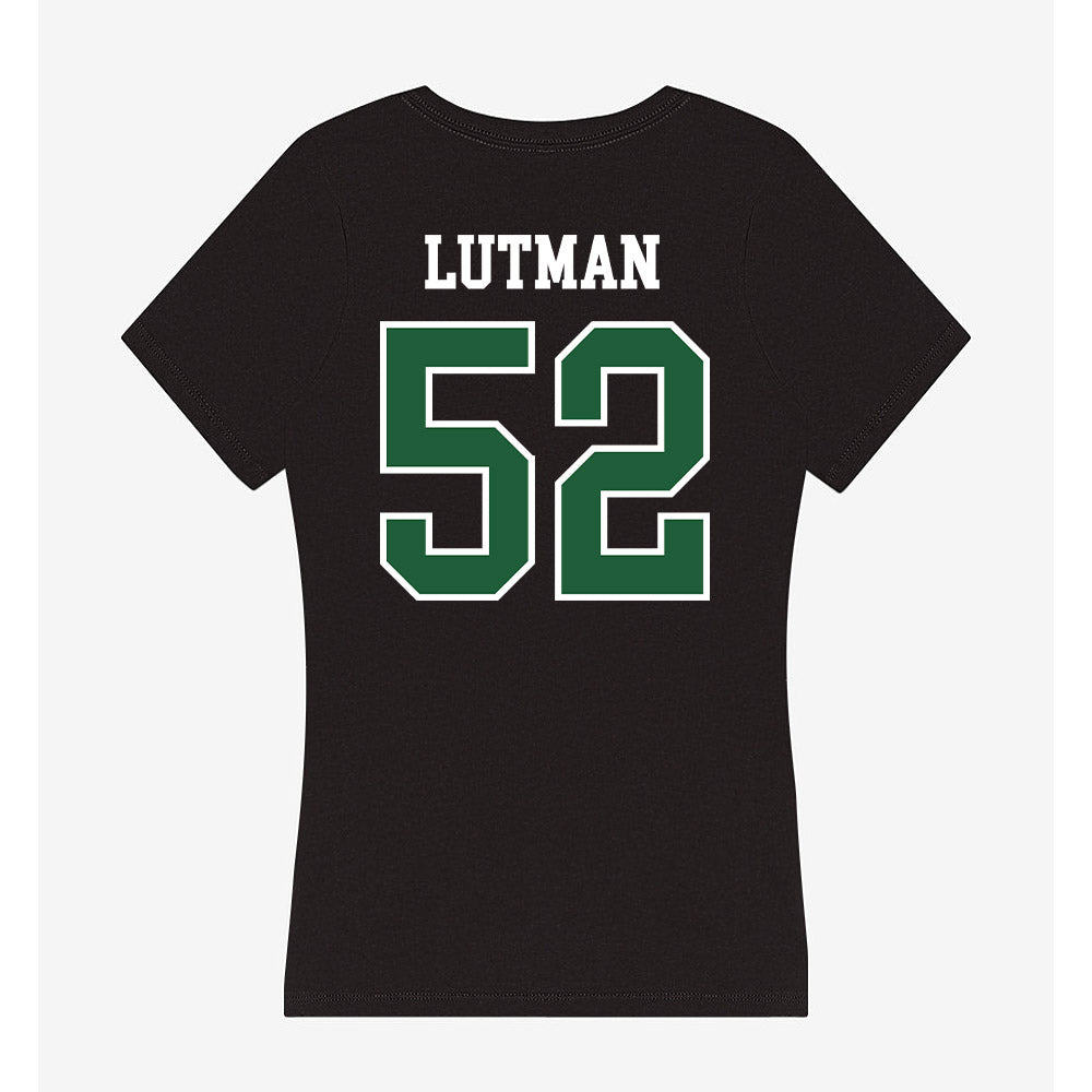 Utah Valley - NCAA Baseball : Hunter Lutman - Women's V-Neck T-Shirt-1