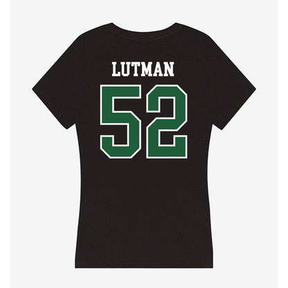 Utah Valley - NCAA Baseball : Hunter Lutman - Women's V-Neck T-Shirt-1