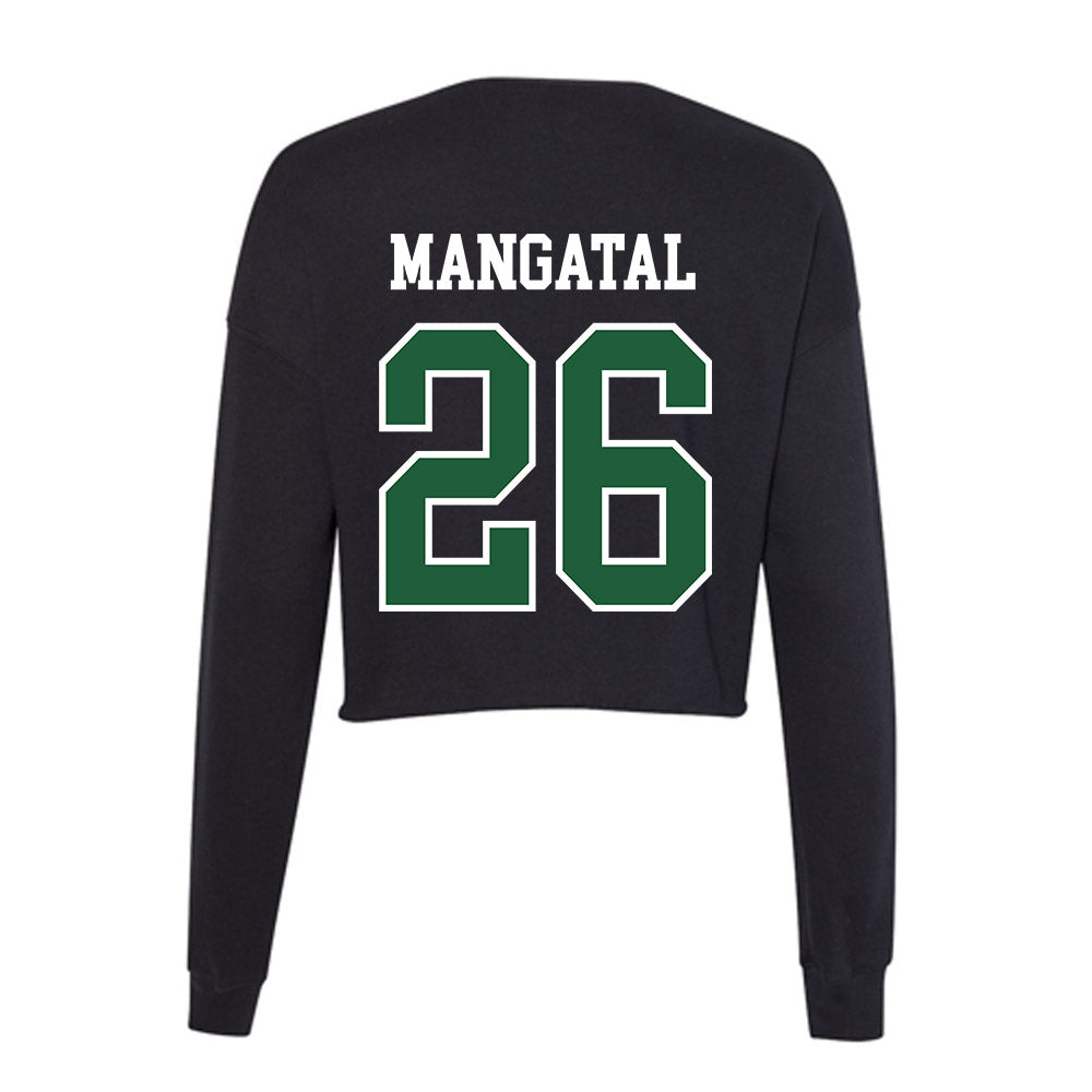 Utah Valley - NCAA Men's Soccer : Jordan Mangatal - Women's Cropped Crew Fleece-1