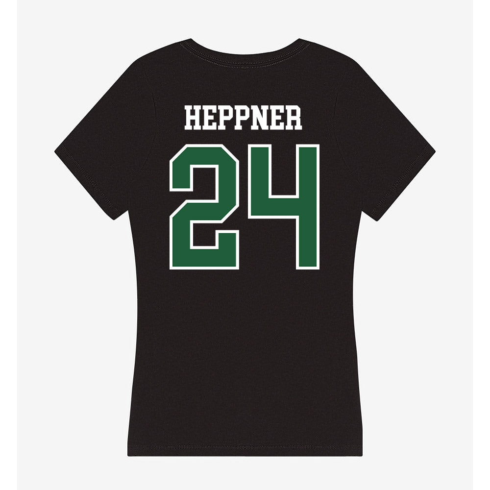 Utah Valley - NCAA Baseball : Jacob Heppner - Women's V-Neck T-Shirt-1