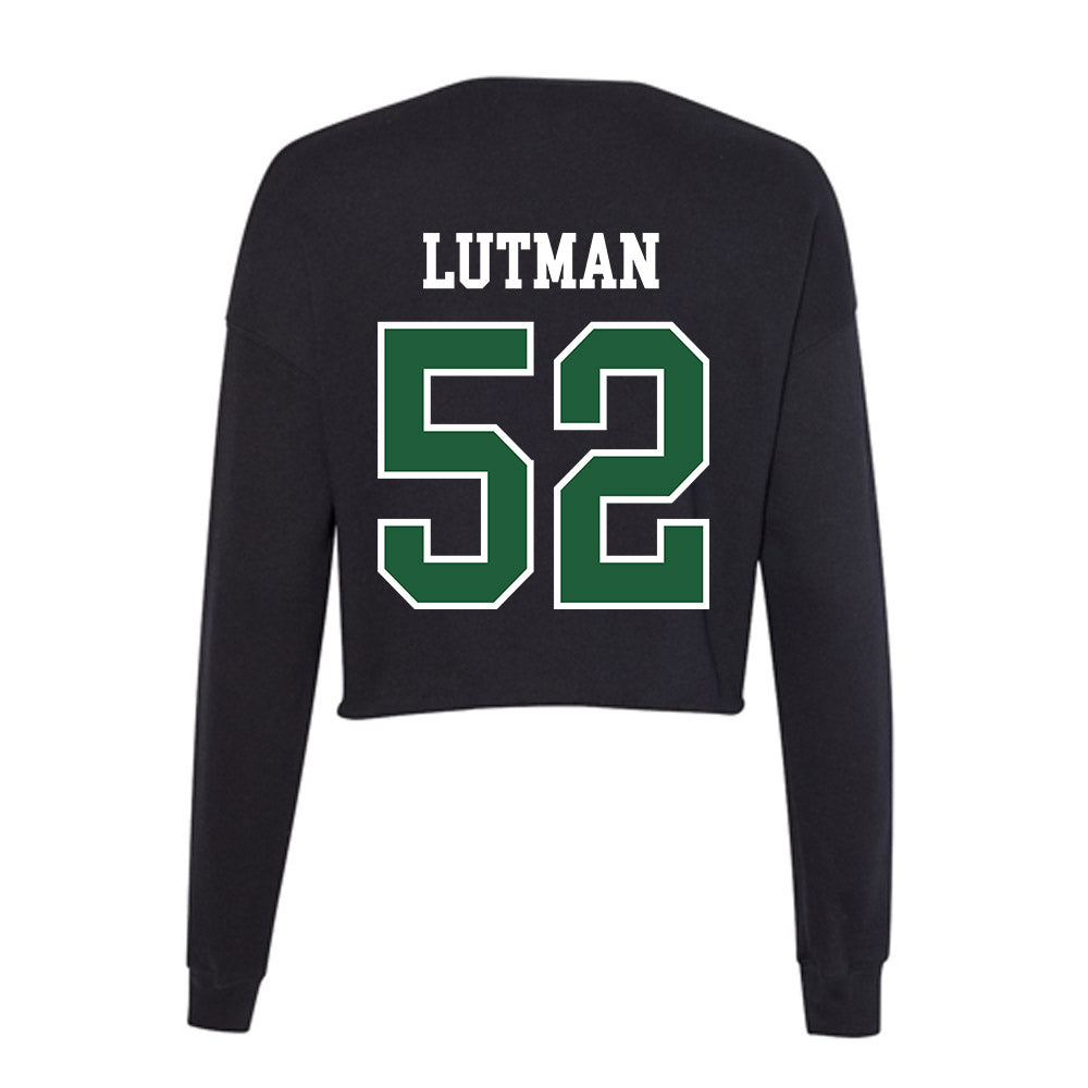 Utah Valley - NCAA Baseball : Hunter Lutman - Women's Cropped Crew Fleece-1