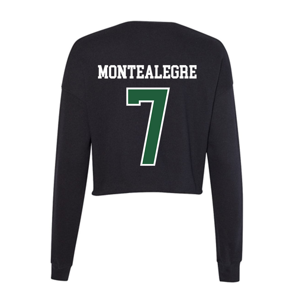 Utah Valley - NCAA Men's Soccer : Jose Luis Martin Montealegre - Women's Cropped Crew Fleece-1