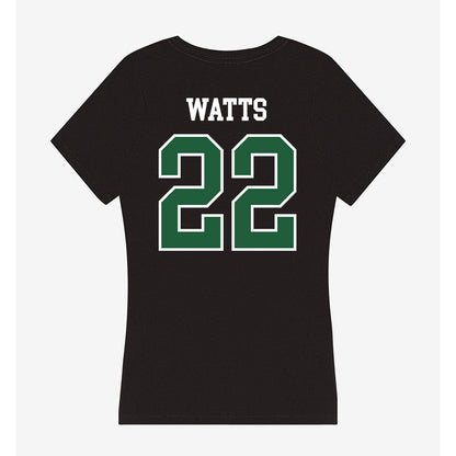 Utah Valley - NCAA Softball : Kahikina Watts - Women's V-Neck T-Shirt-1