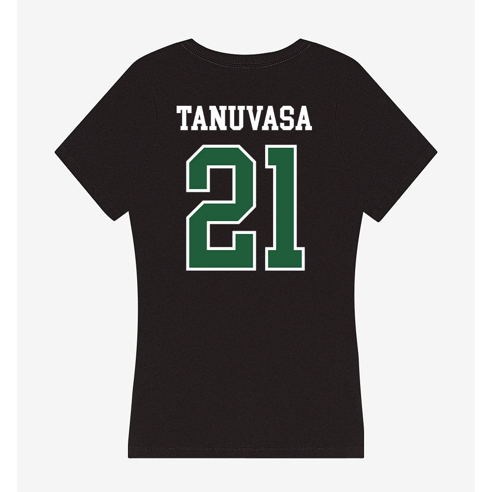 Utah Valley - NCAA Women's Basketball : Naia Tanuvasa - Women's V-Neck T-Shirt-1