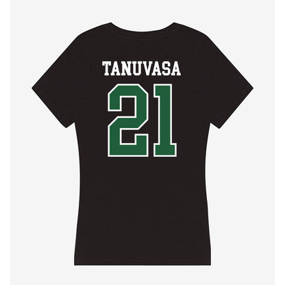 Utah Valley - NCAA Women's Basketball : Naia Tanuvasa - Women's V-Neck T-Shirt-1