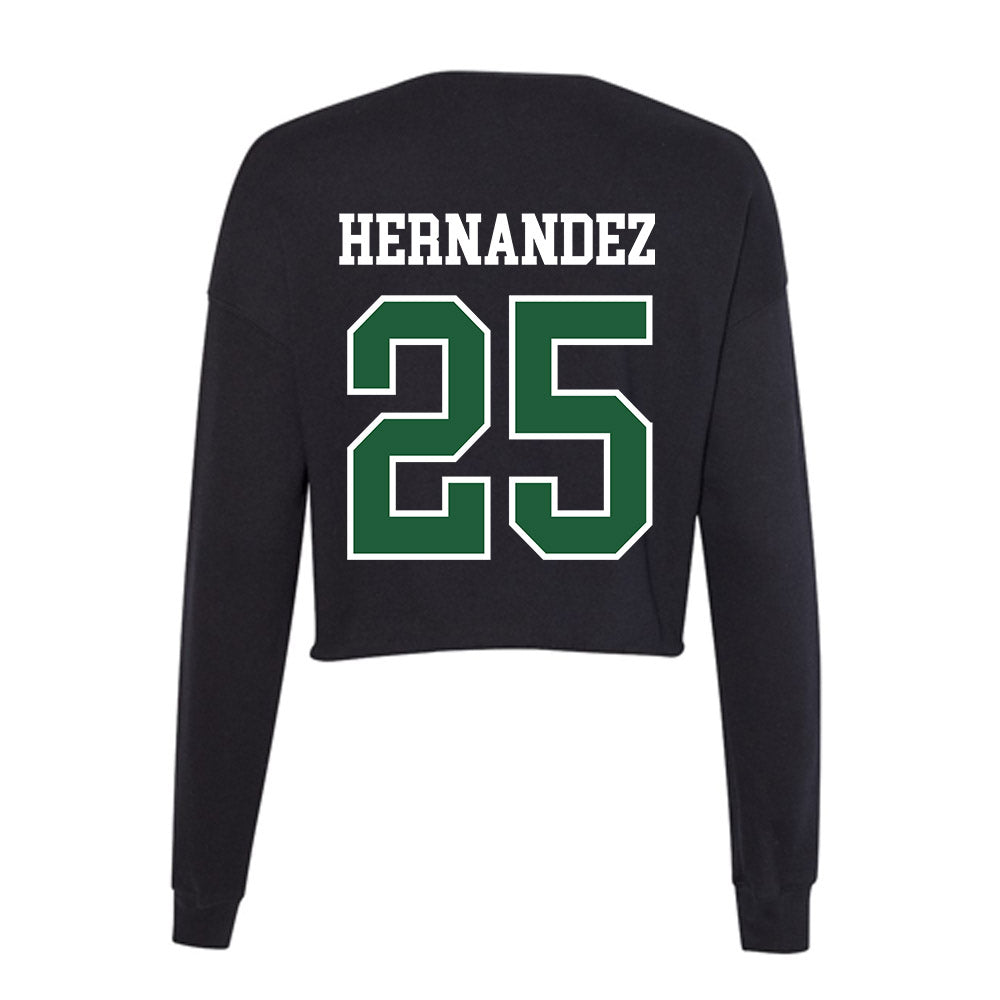 Utah Valley - NCAA Baseball : Ray Hernandez - Women's Cropped Crew Fleece-1