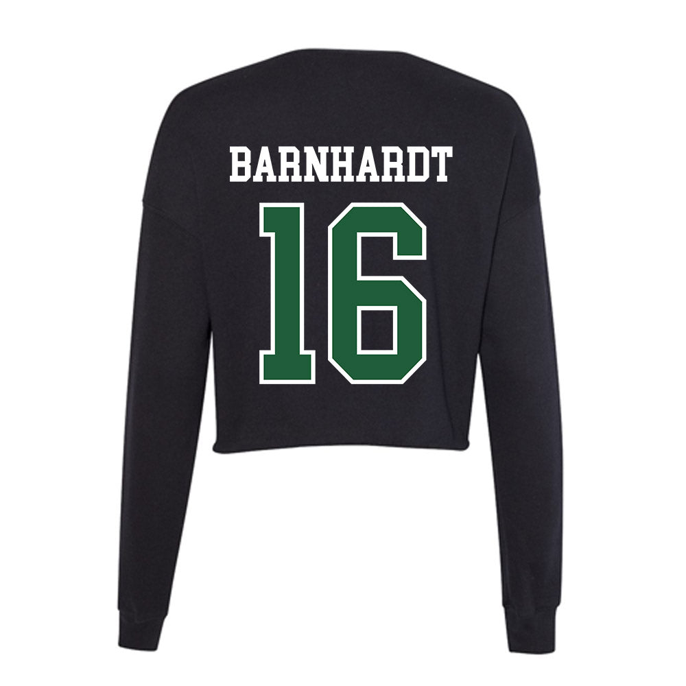 Utah Valley - NCAA Baseball : Joseph Barnhardt - Women's Cropped Crew Fleece-1