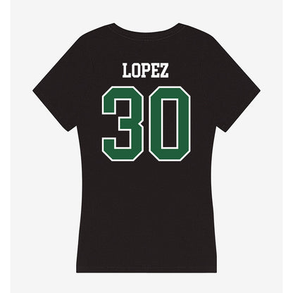 Utah Valley - NCAA Baseball : Franky Lopez - Women's V-Neck T-Shirt-1