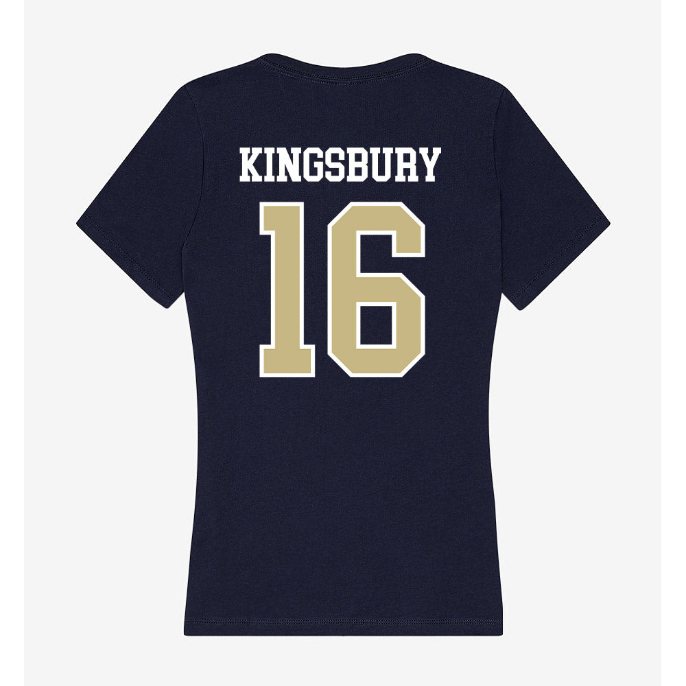 Oral Roberts - NCAA Women's Soccer : Carty Kingsbury - Women's V-Neck T-Shirt-1