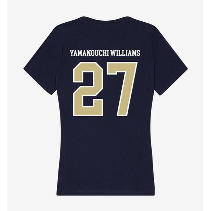 Oral Roberts - NCAA Men's Basketball : Yuto Yamanouchi williams - Women's V-Neck T-Shirt-1