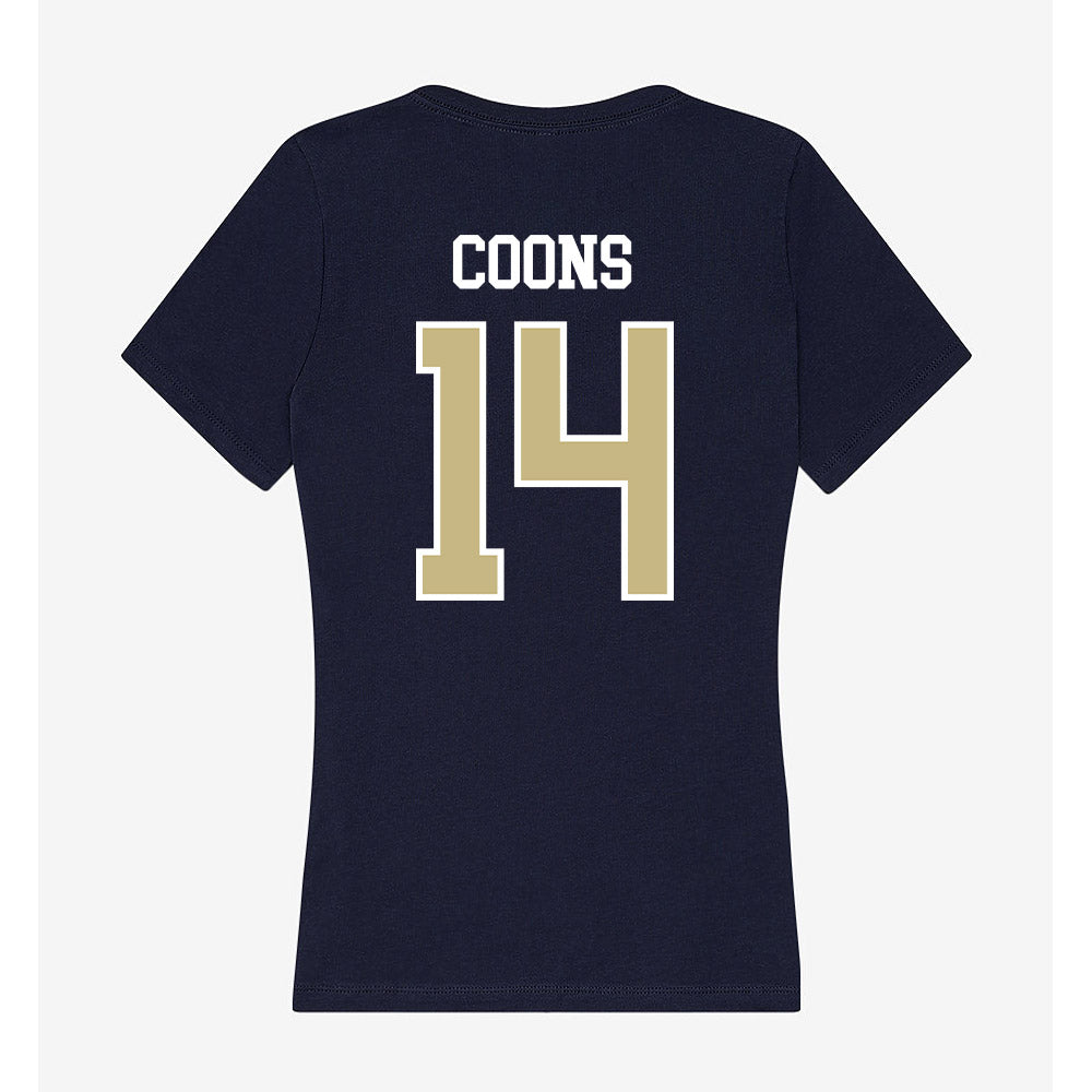 Oral Roberts - NCAA Women's Basketball : Hannah Coons - Women's V-Neck T-Shirt-1